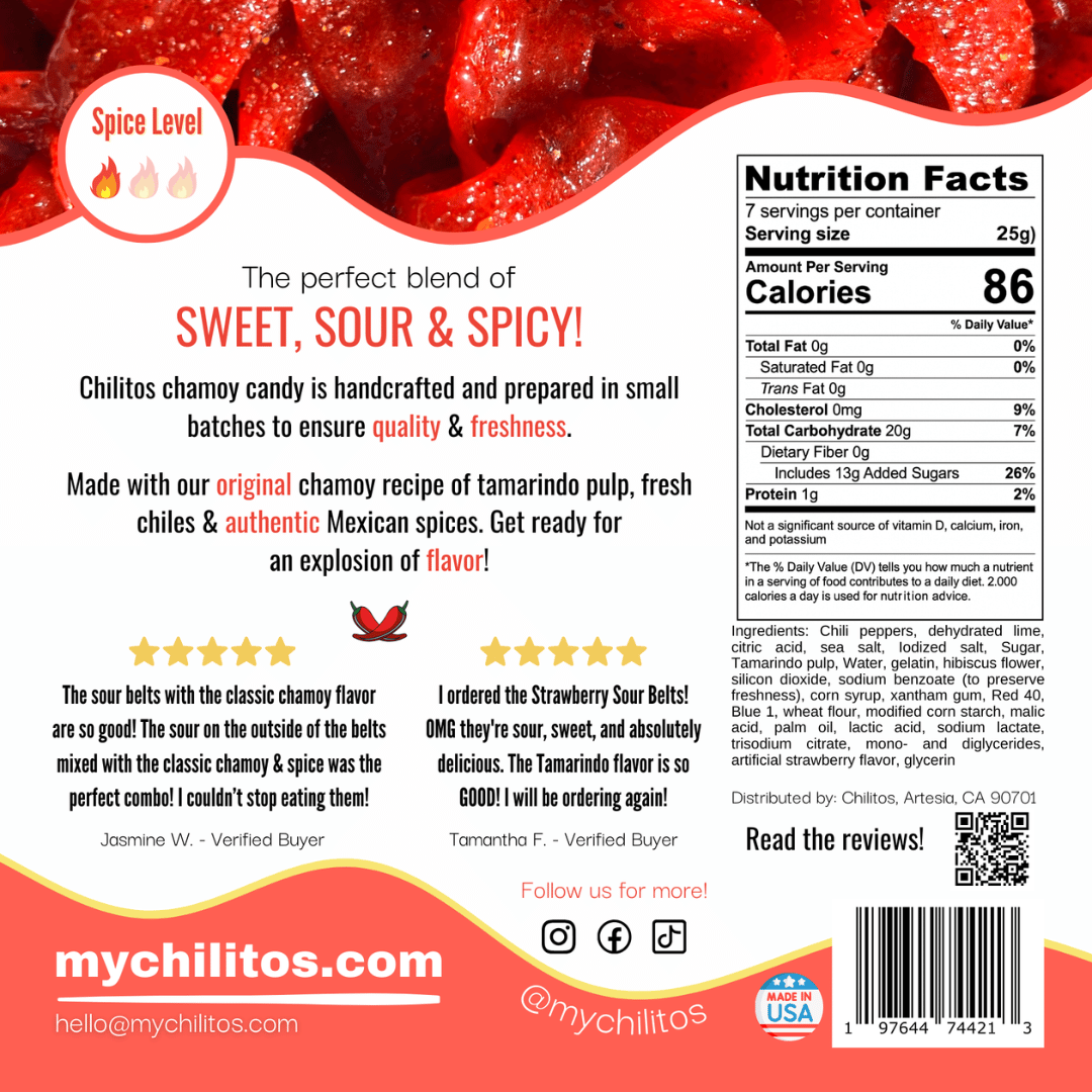 Strawberry Sour Belts