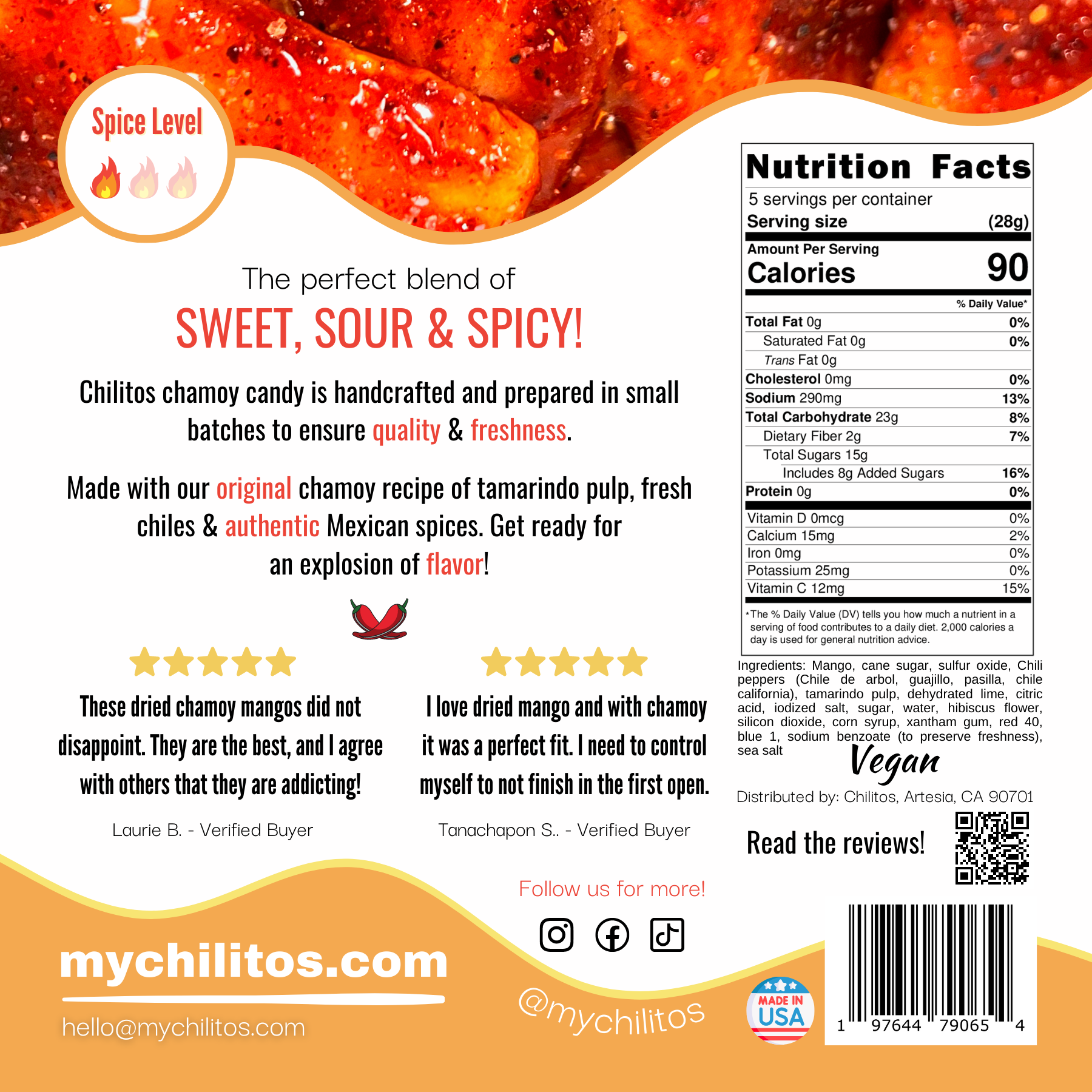 Chamoy Dried Mango Case