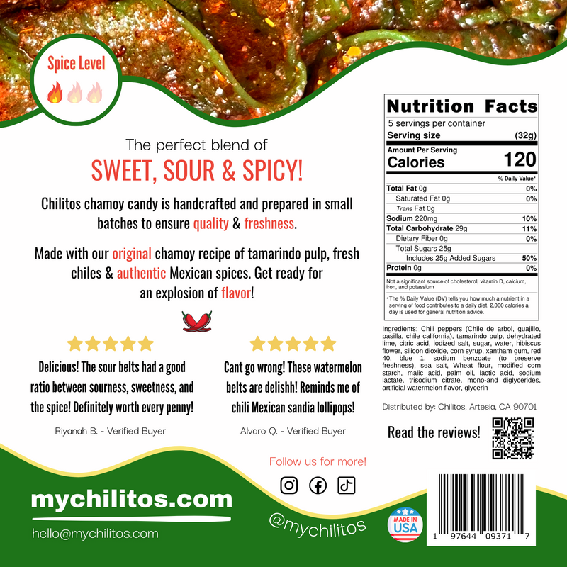 Watermelon Sour Belts
