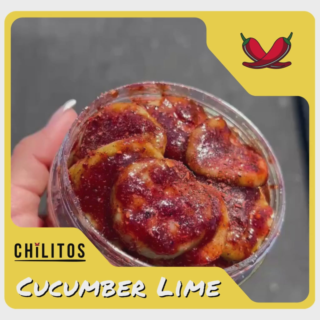 cucumber lime chamoy gummies