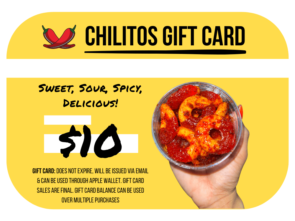 Chilitos Dulces y Chamoy Gift Card