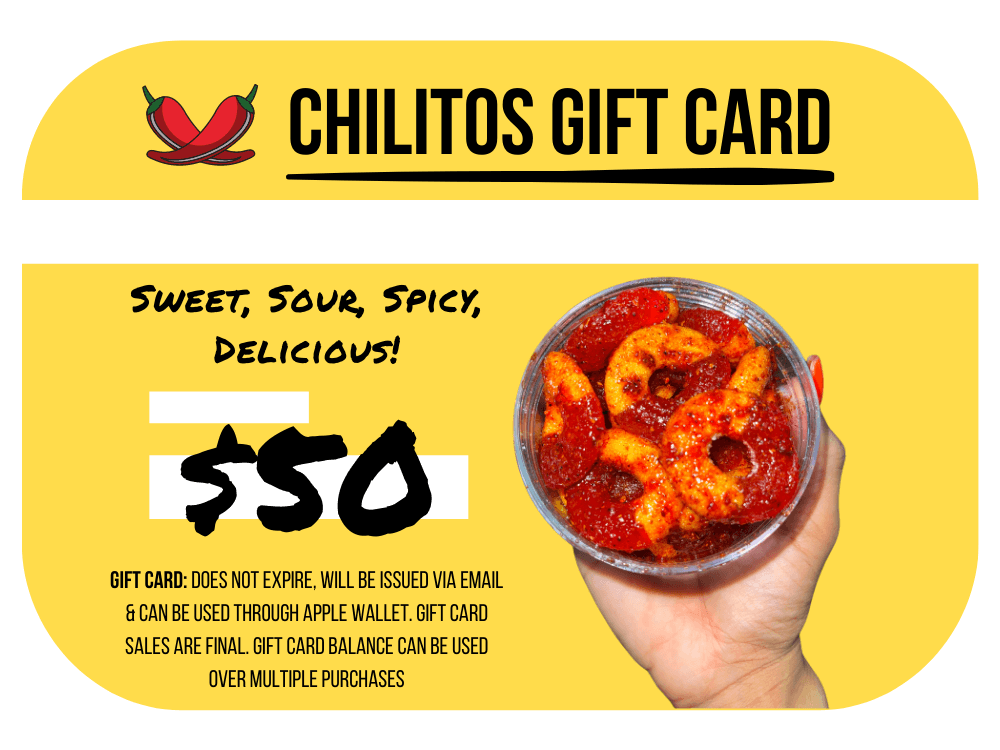 Chilitos Dulces y Chamoy Gift Card